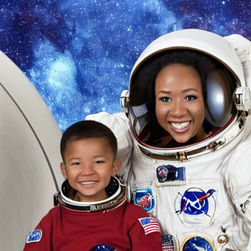 Prompt: astronaut mommies