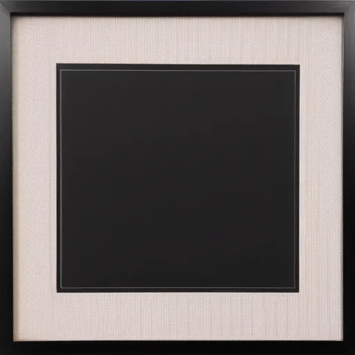 Prompt: filled square canvas of the blackest black ink by karl gerstner, solid color, full frame, 8 k scan, no border