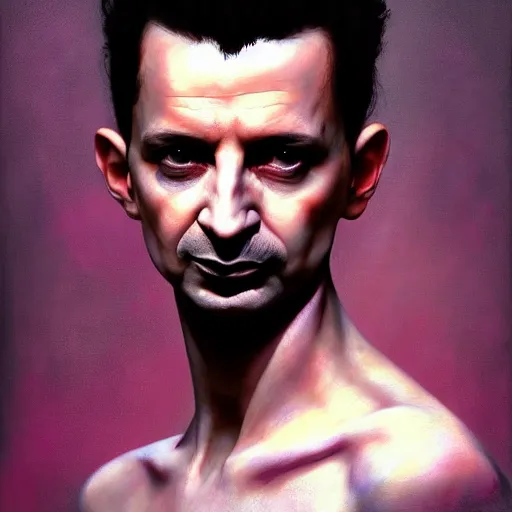 Prompt: color portrait of a young dave gahan turned into a zombie, 7 days to die zombie, fine art, award winning, intricate, soft light from the side, elegant, sharp focus, cinematic lighting, highly detailed, digital painting, 8 k concept art, art by z. w. gu, art by brom, art by michael hussar, masterpiece, 8 k