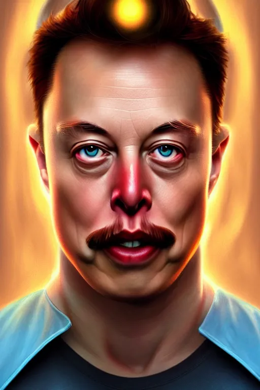 Prompt: elon musk as mario from mario bros, realistic portrait, symmetrical, highly detailed, digital painting, artstation, concept art, smooth, sharp focus, illustration, cinematic lighting, art by artgerm and greg rutkowski and alphonse mucha