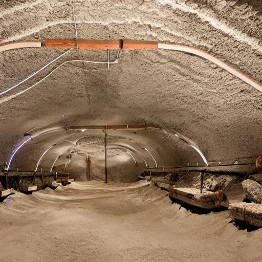 Image similar to underground salt mine