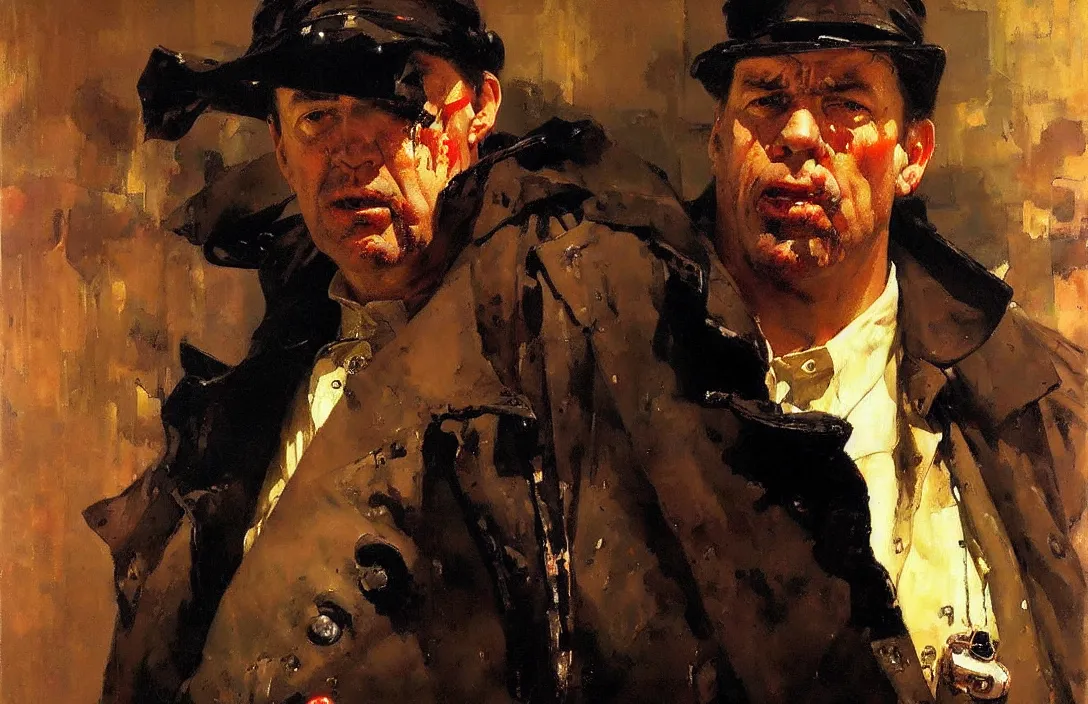 Image similar to portrait of big g se dons!!!!!!!!!!!!!!!!!!!!!!!!!!!, detailed face, detailed painting, epic lighting, by ilya repin, phil hale and kent williams