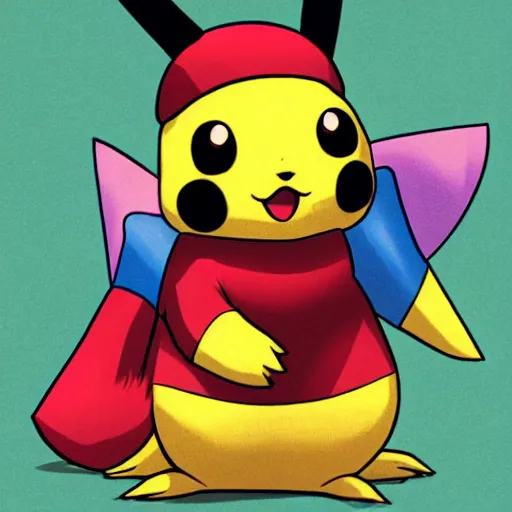 Image similar to a ruby Pikachu