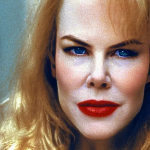 Image similar to face of Nicole Kidman in Eyes Wide Shut