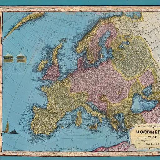 Image similar to the map of the norwegian empire photo - realistic