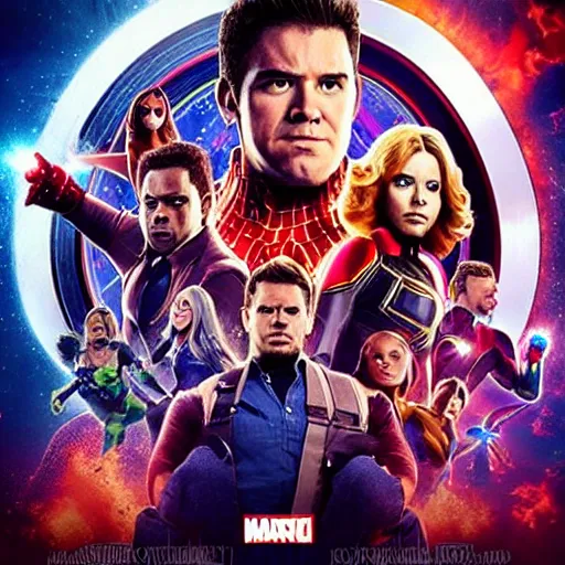 Image similar to marvel's robbie baldwin, live action, movie poster,