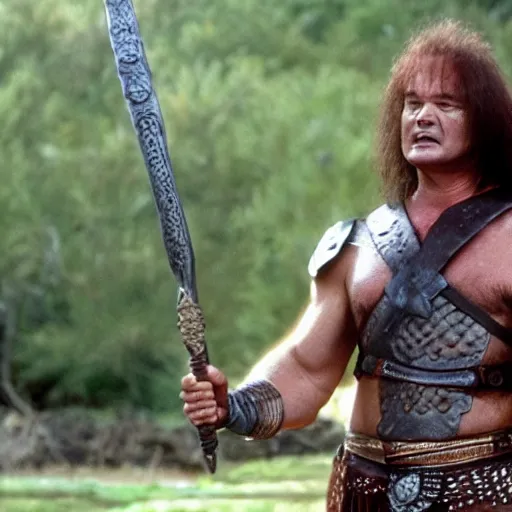 Image similar to bill murray as conan the barbarian