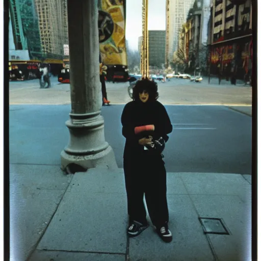 Image similar to Plato, 90s polaroid, by Saul Leiter, Jamel Shabazz, Nan Goldin