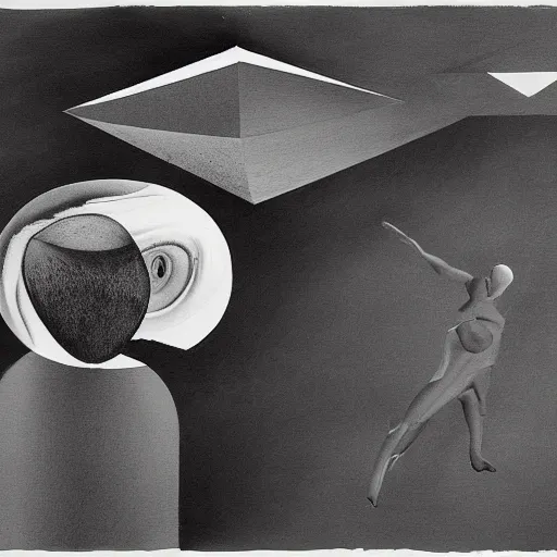 Image similar to obscene objective, surrealist
