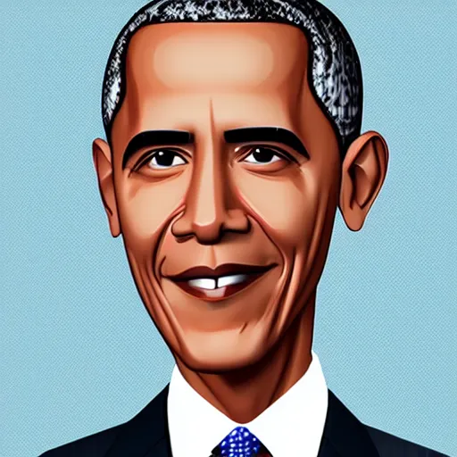 Image similar to bobblehead of Obama, 4k picture