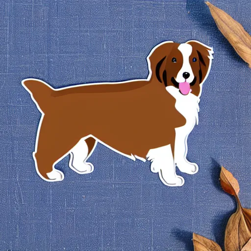 Image similar to australian shepherd die cut sticker