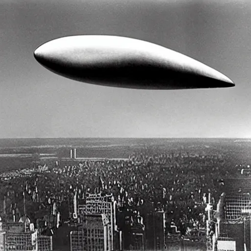 Prompt: photo of giant zeppelin crashing in New York