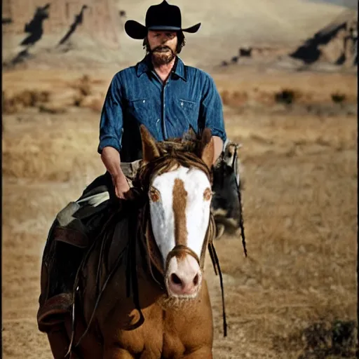 Prompt: christian bale, full length portrait, american west, cowboys