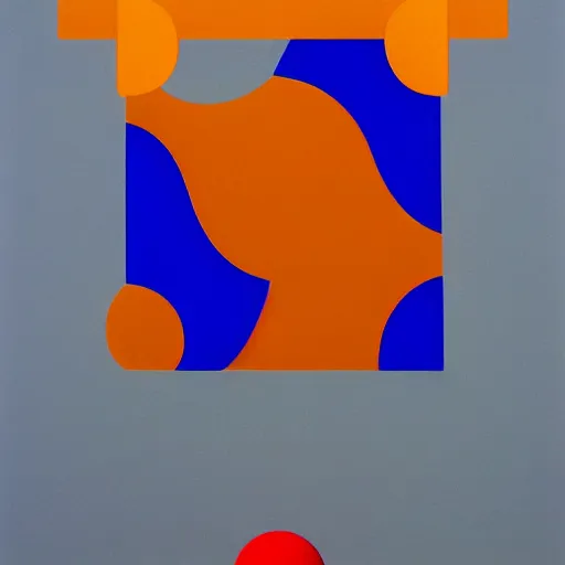 Prompt: abstract geometric sculpture by shusei nagaoka, kaws, david rudnick, oil on canvas, bauhaus, surrealism, neoclassicism, simple, renaissance, hyper realistic, pastell colours, cell shaded, 8 k - h 7 0 4