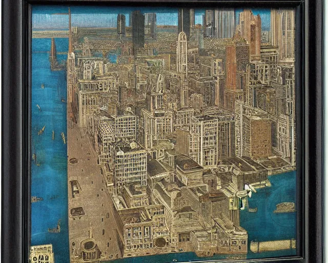 Prompt: chicago by leonardo da vinci