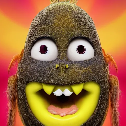 Image similar to banana monster 4 k