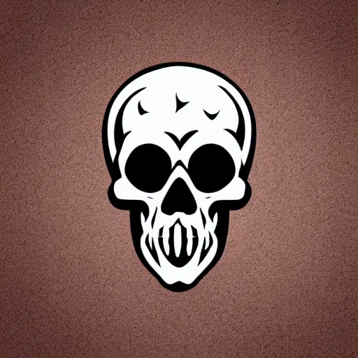 Image similar to death metal themed skull shaped microphone vector logo for a record label, dark, horrorcore, grunge, golden ratio