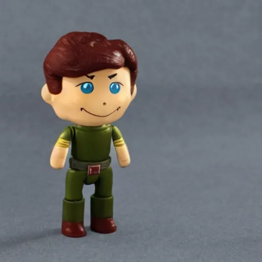 Image similar to vault boy from fallout 3 as a toy,