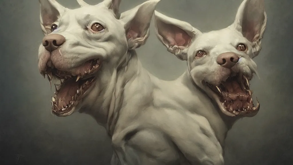 Prompt: a happy dog waiting to be fed, in the style of peter mohrbacher by weta digital and beth cavener, masterpiece, award winning, high face symmetry, intricatein the style of peter mohrbacher by weta digital and beth cavener, masterpiece, award winning, high face symmetry, intricate