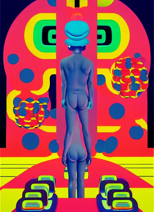 Image similar to trap cover by shusei nagaoka, kaws, david rudnick, airbrush on canvas, pastell colours, cell shaded, 8 k