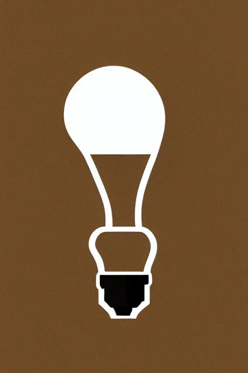 Prompt: minimalist boho style art of a lightbulb, illustration, vector art