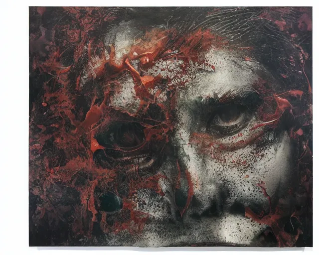 Image similar to eternal eclipse, a brutalist designed, rich deep colours, painted by guy denning, francis bacon, yoshitaka amano, sebastiao salgado, julia margaret cameron, adrian ghenie, james jean and petra cortright, part by gerhard richter, part by takato yamamoto. 8 k masterpiece.