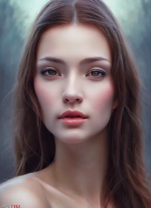 Image similar to photo of a gorgeous young woman in the style of stefan kostic, realistic, sharp focus, 8k high definition, insanely detailed, intricate, elegant, art by stanley lau and artgerm