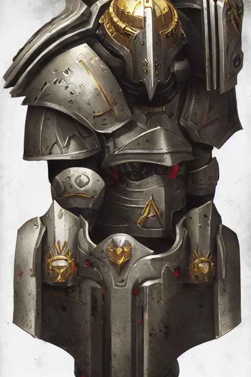 Image similar to armor portrait heros warhammer 4 0 k horus heresy fanart - the primarchs emperor by johannes helgeson animated with vfx concept artist & illustrator global illumination ray tracing hdr fanart arstation zbrush central hardmesh 8 k octane renderer comics stylized