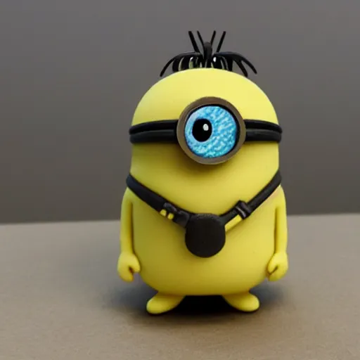 Image similar to 3d print of a cute alien minion