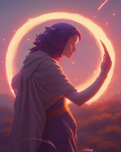 Prompt: highly detailed vfx portrait of a mage casting an earth spell, unreal engine, greg rutkowski, loish, rhads, beeple, makoto shinkai and lois van baarle, ilya kuvshinov, rossdraws, tom bagshaw, alphonse mucha, global illumination, detailed and intricate environment