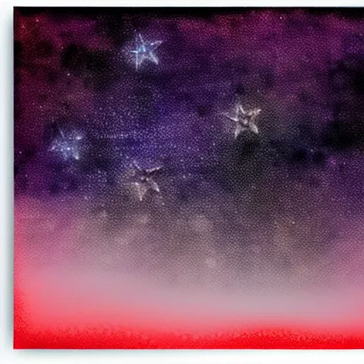 Prompt: stars, ink, by xu wei