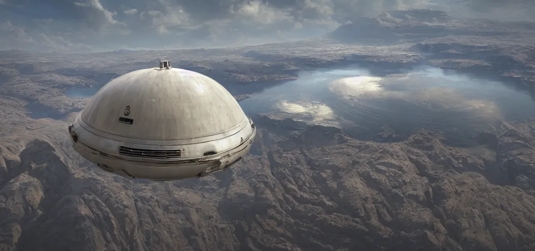 Prompt: A beautiful hyper realistic ultra detailed lifelike matte painting of a UFO, unreal engine, deviantart, flickr, artstation, octane render, textured, colorful, extreme realistic detail, physically based rendering, pbr render, very detailed, volumetric lighting, detailed lighting, octane render, 4k, cinematic lighting, 8k resolution