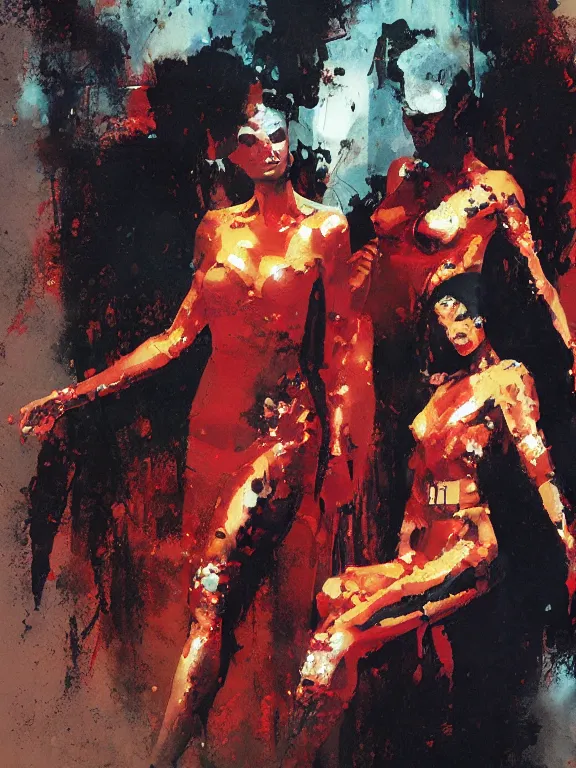 Prompt: by Jeffery Catherine Jones, Craig Mullins