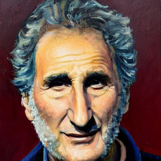 Image similar to Judd Hirsch painting by Thomas-Montacellinio