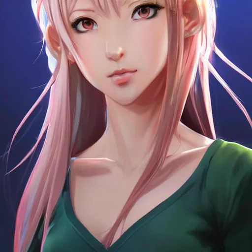 Prompt: portrait anime elven cheerleader girl, cute - fine - face, pretty face, realistic shaded perfect face, fine details. anime. realistic shaded lighting by ilya kuvshinov giuseppe dangelico pino and michael garmash and rob rey, iamag premiere, aaaa achievement collection, elegant, fabulous, eyes open in wonder