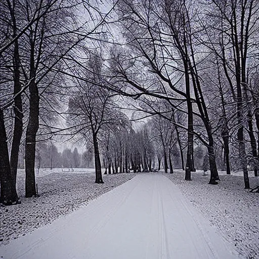 novosibirsk, winter landscape, khrushchevka in the | Stable Diffusion ...