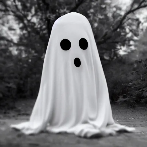 Prompt: boo the ghost ultra life like, 4 k photograph