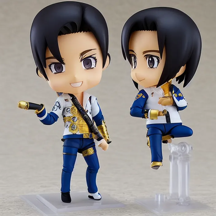 Image similar to Elvis Presley, An anime Nendoroid of Elvis Presley, figurine, detailed product photo