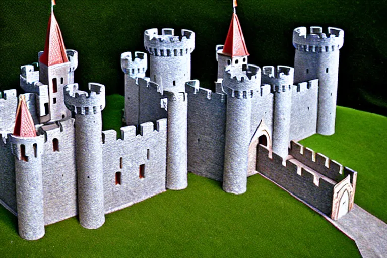 Image similar to a completed castle