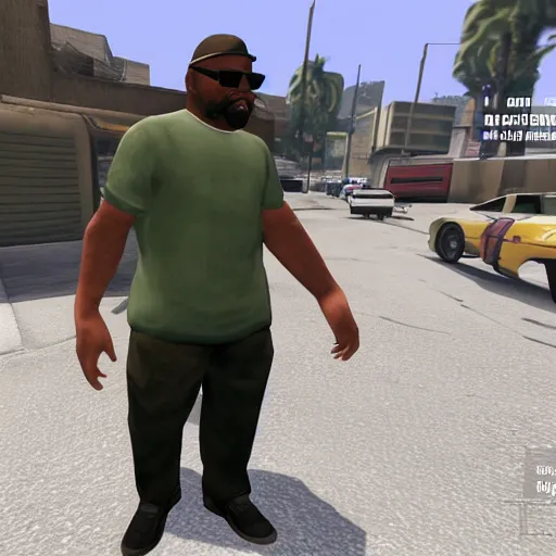 Image similar to big smoke from gta san