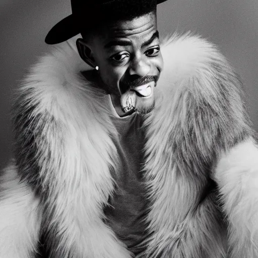 Prompt: Musky furry photo of furry Lil Nas X