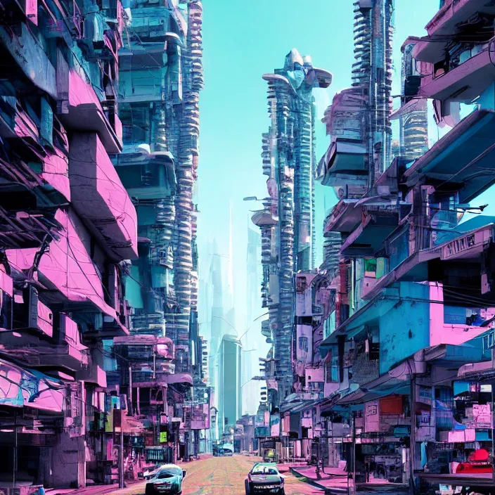 Image similar to streets of south america in 2 0 7 0, cyberpunk, futuristic