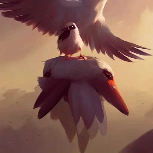 Image similar to Pidgeot ,Greg rutkowski, Trending artstation, cinematográfica, digital Art