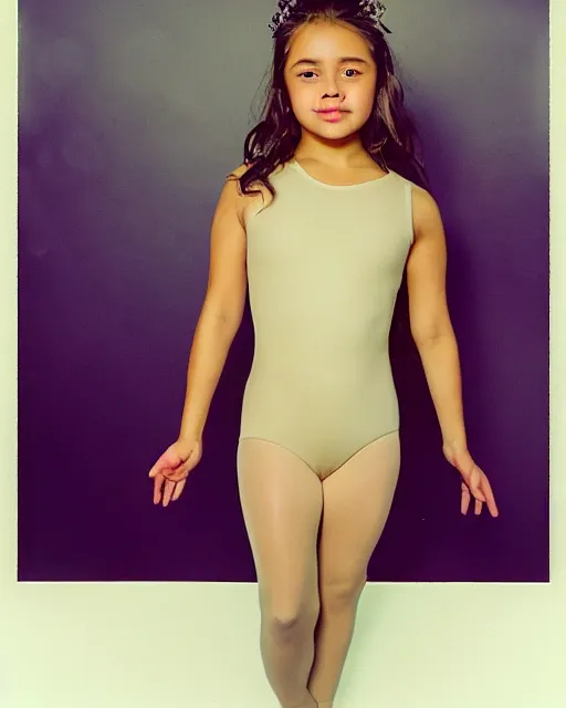 Prompt: andrea meza as an unbelievably beautiful cute young actress in latex leotard, perfect, dynamic, epic, cinematic movie shot of a close full body portrait, expressing joy. inspirational arthouse, high budget, hollywood style, at behance, at netflix, instagram filters, photoshop, adobe lightroom, adobe after effects, taken with polaroid kodak portra