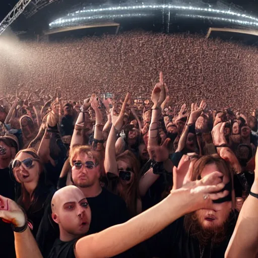 Image similar to aj soprano at a korn concert, 8 k