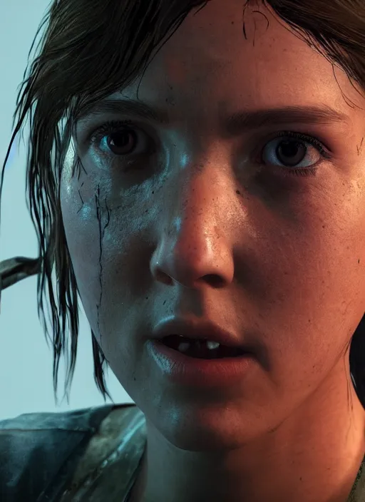 Pictures The Last of Us 2 Ellie Face female 3D Graphics 2560x1440