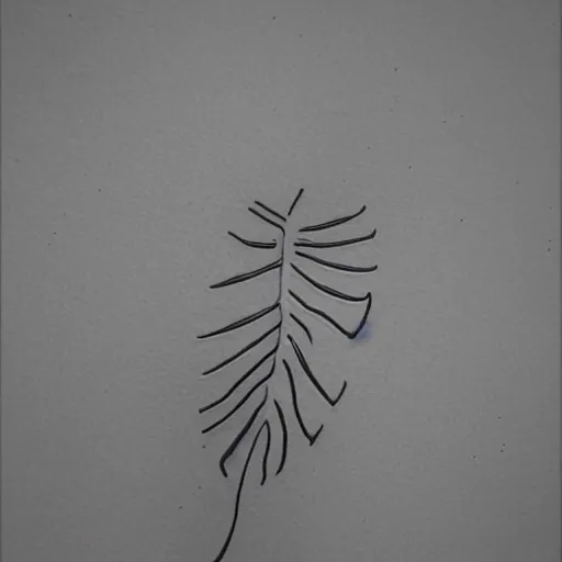 Image similar to tattoo stencil of a monstera deliciosa leaf