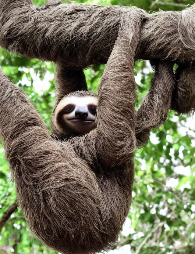 Prompt: Sloth Gigachad