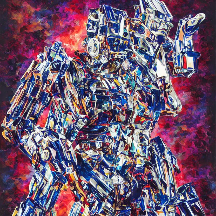 Image similar to Jonathan Zawada & Lisa James Optimus Prime