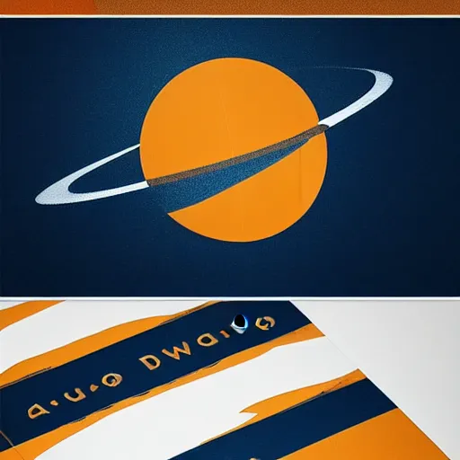 Image similar to a cutting edge logo for a space traveling agency, awwward designs, award winning design, dribble, designed by rob janoff